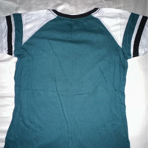 Kids Philadelphia Eagles Raglan Tee - Green - Picture 3 of 4